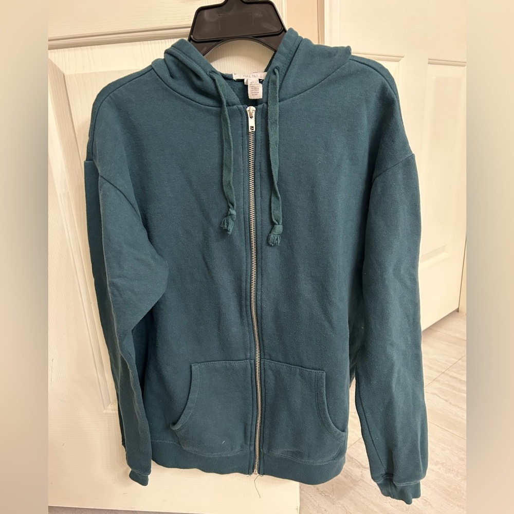 Junior Girls Full Tilt Zip Up Hoodie Size XS